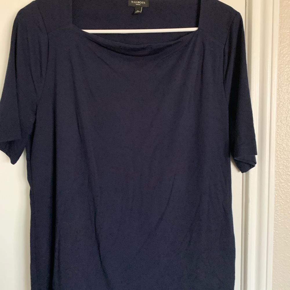 Talbots Navy Shirt